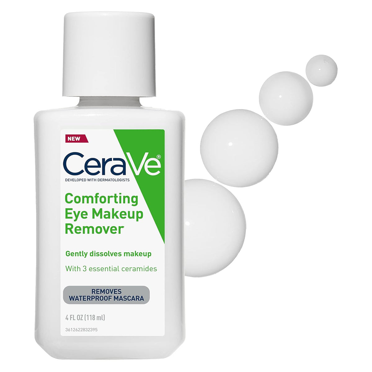 CeraVe Eye Makeup Remover. Hyaluronic Acid Gentle Waterproof Formula. 4 Oz | Gentle. Non-Greasy Skin Care Formula with Ceramides Removes Waterproof Mascara. Ideal Makeup Remover For Sensitive Skin