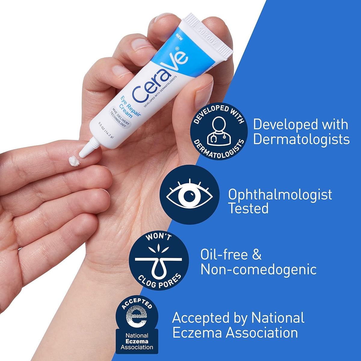 CeraVe Eye Repair Cream 0.5 oz (Pack of 3)