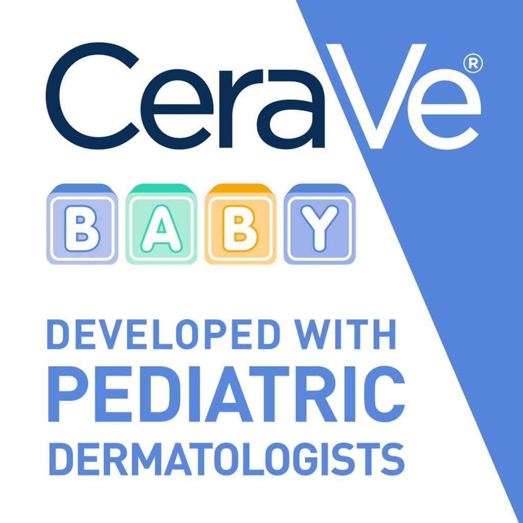 CeraVe Baby Lotion. Baby Skin Moisturizer with Vitamin E & Niacinamide.16oz | Gently Hydrates Delicate Skin with A Non-Greasy Feel. Free Of Fragrance. Dyes. Paraben & Phthalates