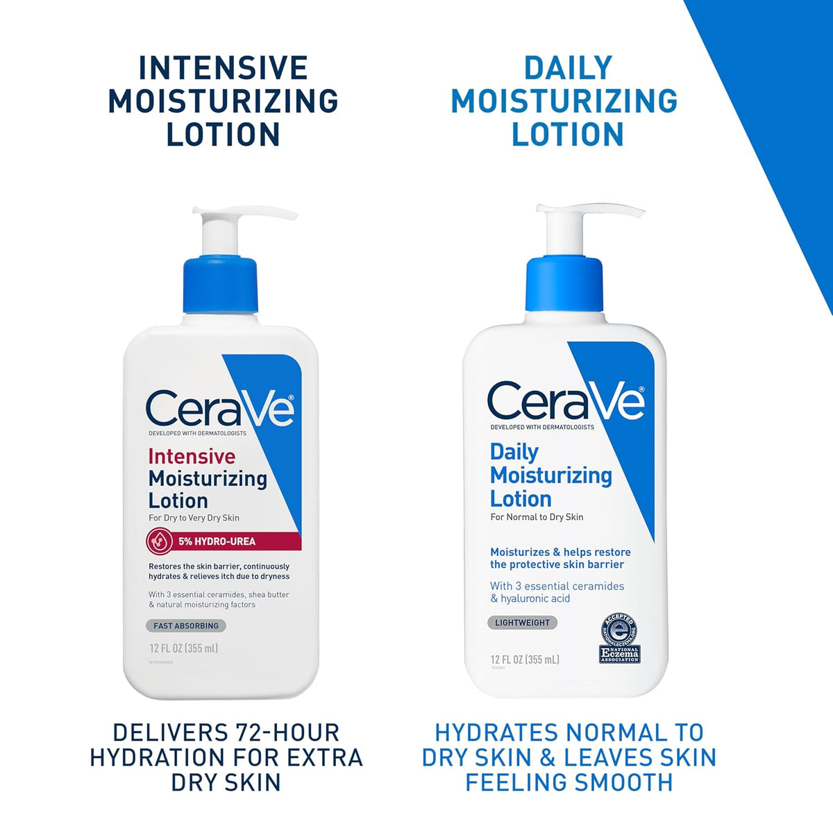 CeraVe Intensive Moisturizing Lotion. Shea Butter Body Lotion. 8oz | Relieves Signs of Extra Dry Skin with Hydro-Urea and Shea Butter In a Non-Greasy Formula For Rough. Tight and Itchy Skin